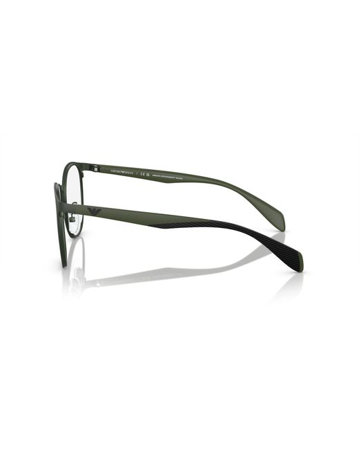 Emporio Armani Black Ea1148 3017 Optical Frames Metal Transparent Pantos Normal for men