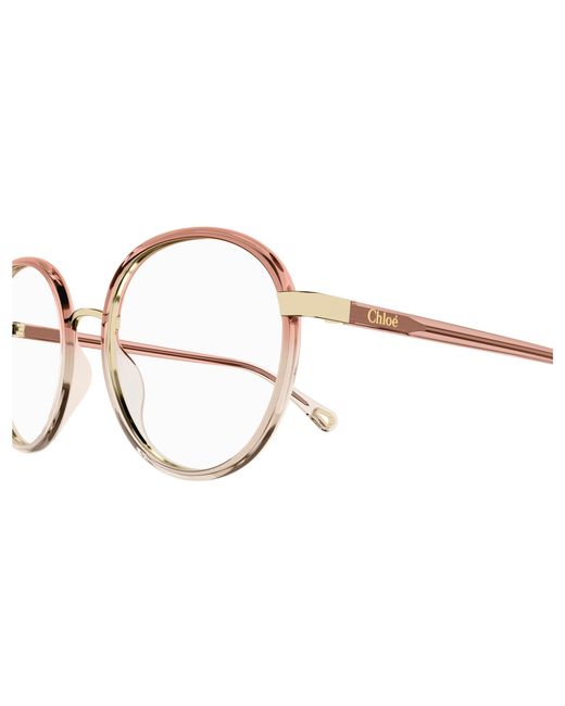 Chloé Black Ch0033O 003 Optical Frames Injected Transparent Round