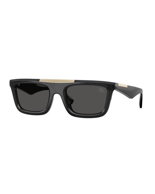Burberry Black Be4451U 411287 Sunglasses Injected Squared Normal for men
