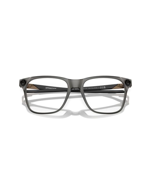 Oakley Black Ox8152 Apparition 815202 Optical Frames O_Matter Transparent Squared Normal for men