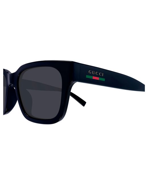 Gucci Black Gg1857S 005 Sunglasses Injected Squared for men