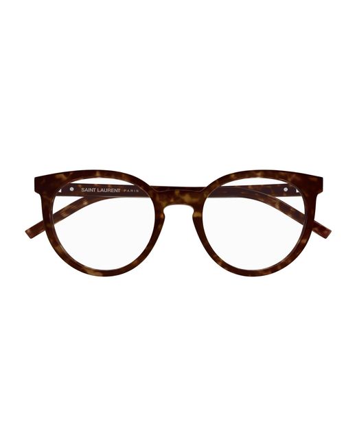 Saint Laurent Black Sl M147 002 Optical Frames Acetate Transparent Cat Eye