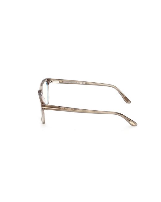 Tom Ford Black Ft5868-B 051 Optical Frames Acetate Squared Normal for men