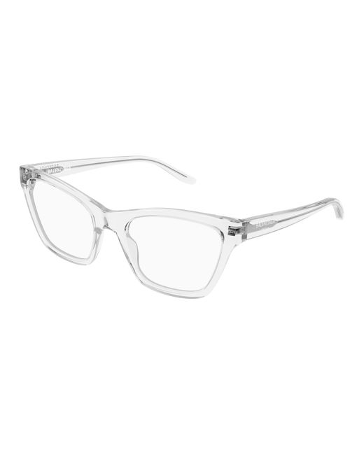 Balenciaga Black Bb0440O 006 Optical Frames Acetate Transparent Cat Eye