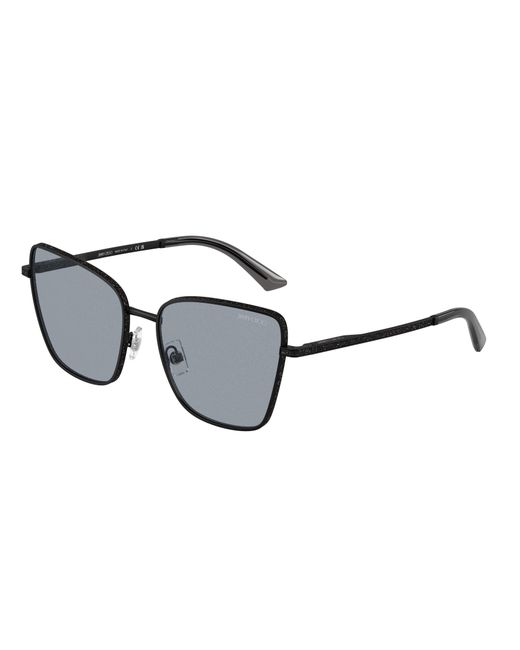 Jimmy Choo Black Jc4023J 30014R Sunglasses Metal Squared Normal