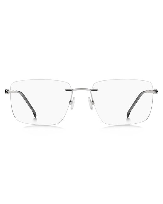 Boss Black Boss 1706/F 010 Optical Frames Metal Squared Normal for men