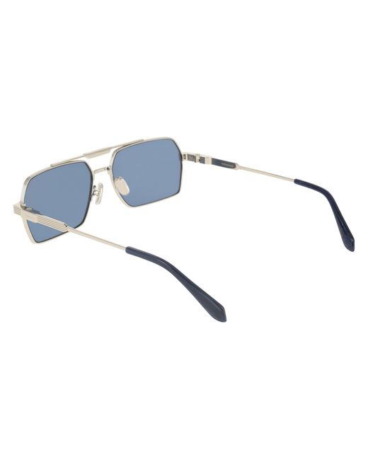 Ferragamo Black Sf332S 042 Sunglasses Titanium Squared Normal for men