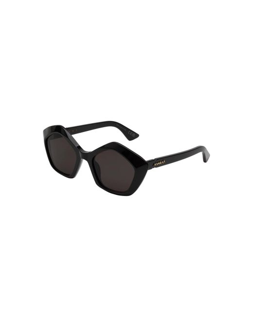 Marni Black 4Za Eluvi Sunglasses Acetate Geometric Normal