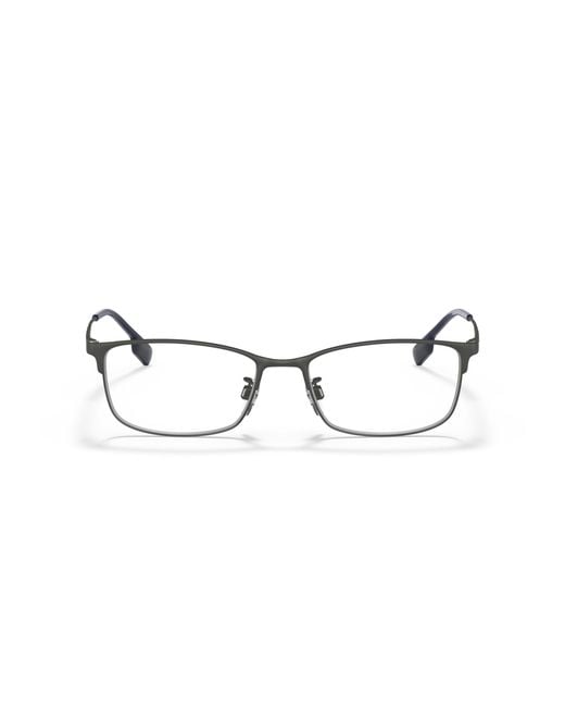 Burberry Black Be1357Td 1014 Optical Frames Titanium Transparent Squared Normal for men