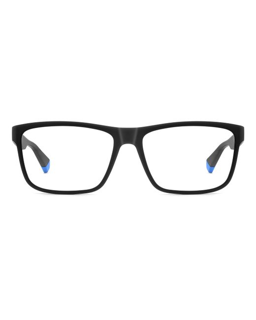 Polaroid Black Pld D569 0Vk Optical Frames Eco-Poliame Squared Normal for men