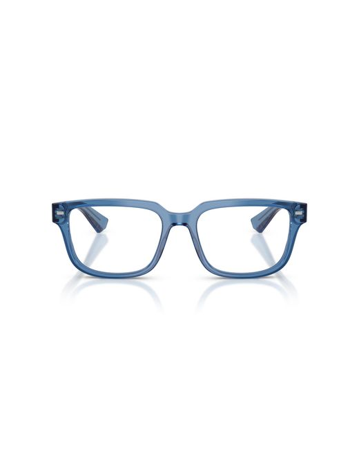 Dolce & Gabbana Black Dg3380 3398 Optical Frames Acetate Transparent Squared Normal for men