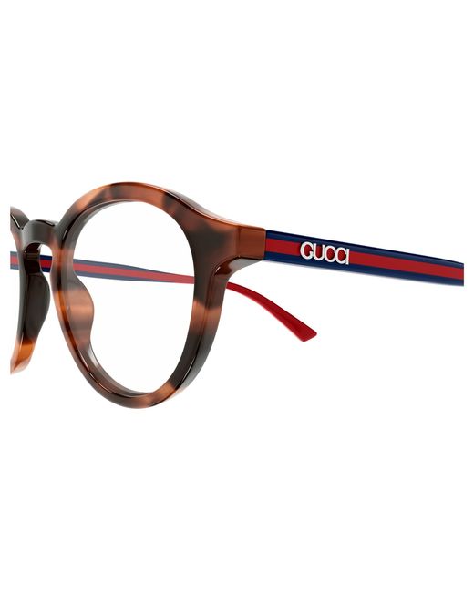 Gucci Black Gg1871O 003 Optical Frames Acetate Transparent Round for men