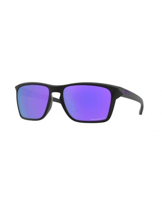 Oakley Purple Oo9448 Sylas 944813 Sunglasses Plastic Squared Polarized Prizm for men