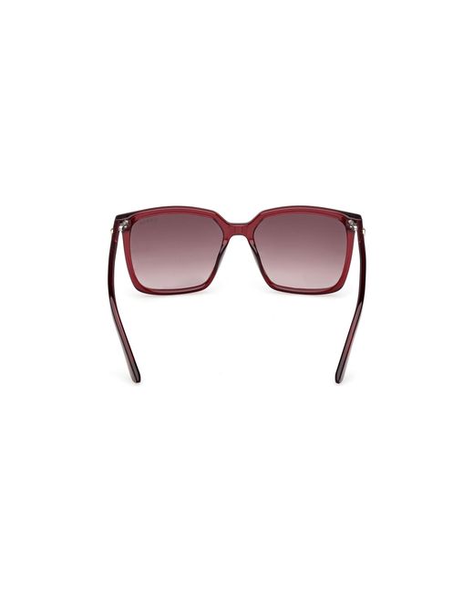 Guess Black Gu00258 69F Sunglasses Injected Squared Normal