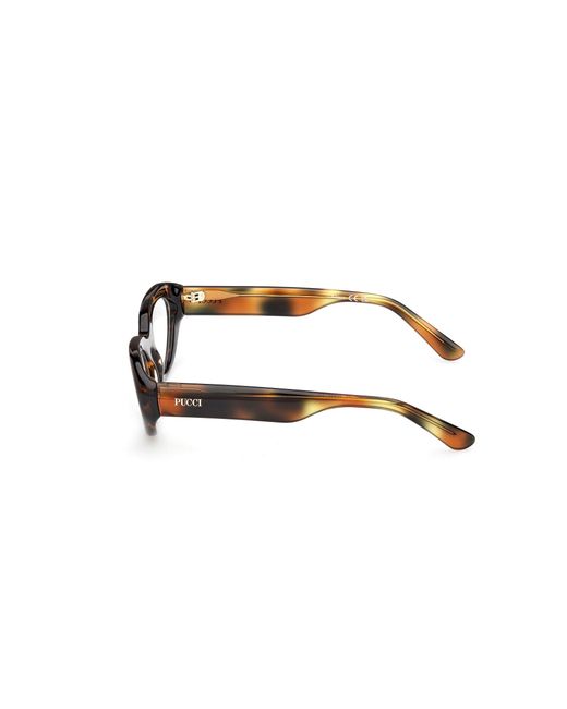 Emilio Pucci Black Ep5271 052 Optical Frames Acetate Cat Eye Normal