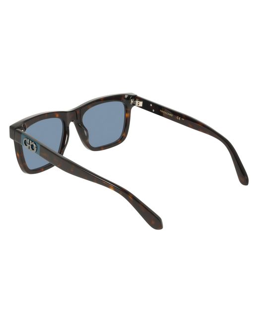 Ferragamo Black Sf2113S 242 Sunglasses Acetate Squared Normal for men