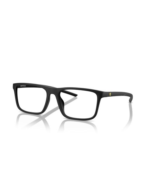 FERRARI SCUDERIA Black Fz8001U 504 Optical Frames Injected Pillow Normal for men