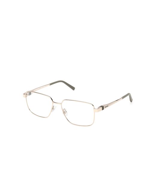 Timberland Black Tb50068 032 Optical Frames Metal Squared Normal for men