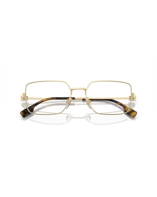Burberry Black Be1380 1109 Optical Frames Steel Transparent Squared Normal for men