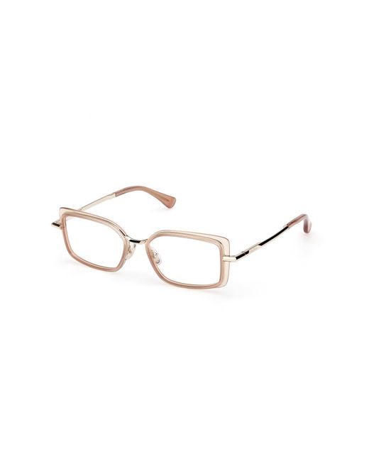 Max Mara Black Mm5186 045 Optical Frames Acetate Squared Normal