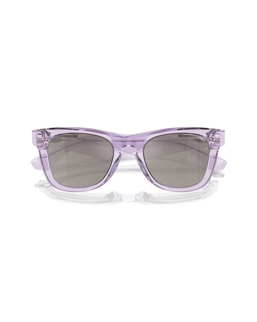 Burberry Black Be4426 40956G Sunglasses Acetate Squared Mirrored Mirror for men
