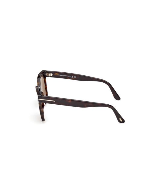 Tom Ford Black Ft1312 Iris-02 52H Sunglasses Acetate Butterfly Polarized