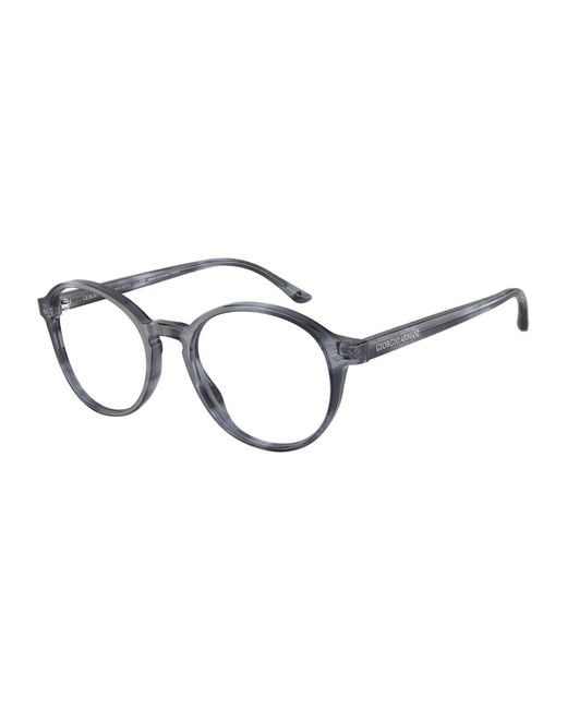 Giorgio Armani Black Ar7004 5986 Optical Frames Acetate Transparent Pantos Normal for men