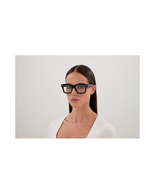 Bottega Veneta Black Bv1353O 005 Optical Frames Acetate Transparent Squared
