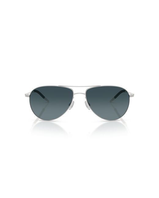 Oliver Peoples Black Ov1002S Benedict 5036S3 Sunglasses Metal Pilot Polarized Nuanced for men