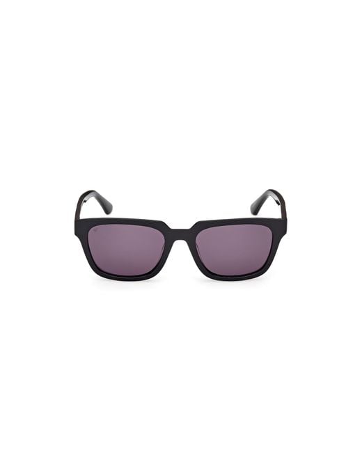 Web Black We0391 01A Sunglasses Acetate Smoke Squared Normal for men