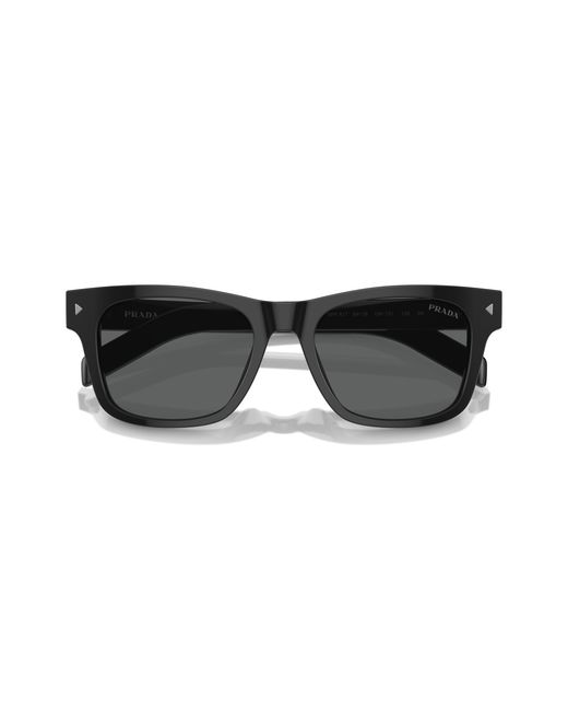 Prada Black Pr A17S 16K731 Sunglasses Acetate Squared Normal for men