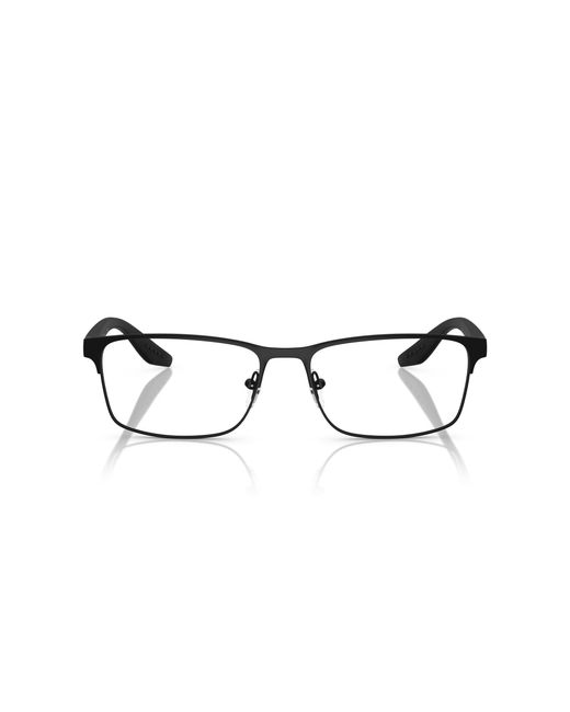 Prada Linea Rossa Black Ps 50Pv 1Bo1O1 Optical Frames Steel Squared Normal for men