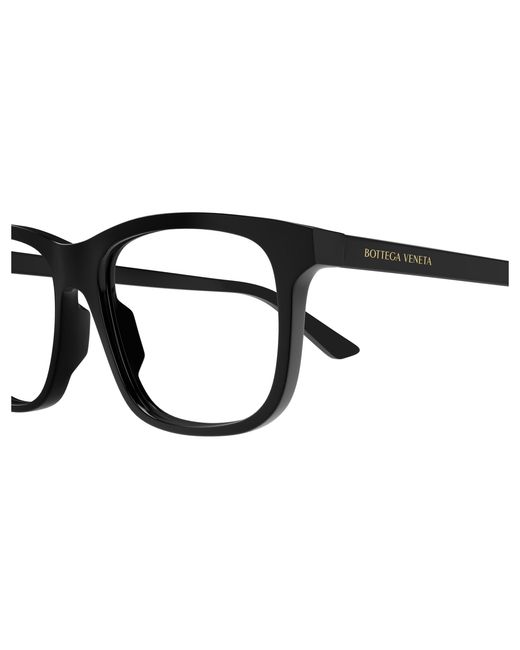 Bottega Veneta Black Bv1316O 001 Optical Frames Acetate Transparent Squared
