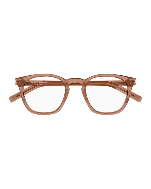 Saint Laurent Black Sl 28 Opt 015 Optical Frames Acetate Transparent Round