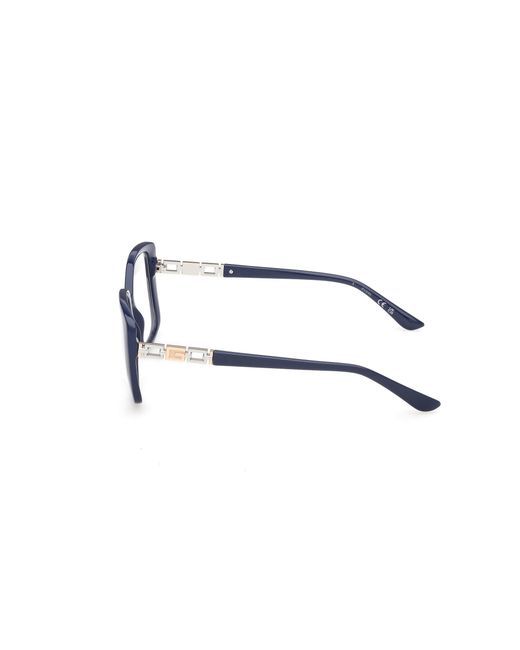 Guess Black Gu50359 090 Optical Frames Acetate Butterfly Normal