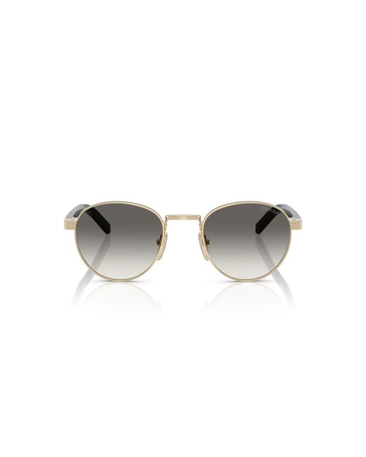 Prada Black Pr B52S Zvn02C Sunglasses Metal Pantos Normal Shaded