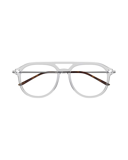 Gucci Black Gg1708O 003 Optical Frames Acetate Transparent Pilot for men