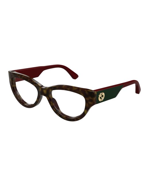 Gucci Black Gg1665O 006 Optical Frames Acetate Transparent Cat Eye