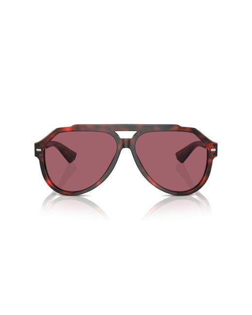 Dolce & Gabbana Black Dg4452 335869 Sunglasses Acetate Pilot Normal for men
