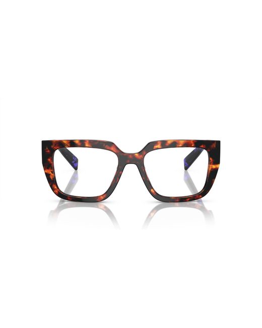 Prada Black Pr A03V 14O1O1 Optical Frames Acetate Geometric Normal