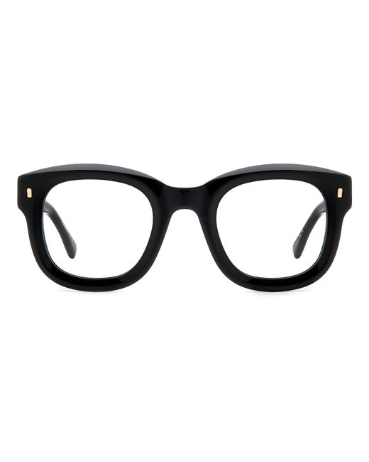 DSquared² Black D2 0091 2M2 Optical Frames Plastic Squared for men