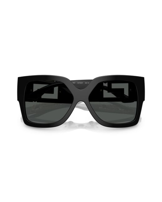 Versace Black Ve4402 547887 Sunglasses Acetate Squared Normal