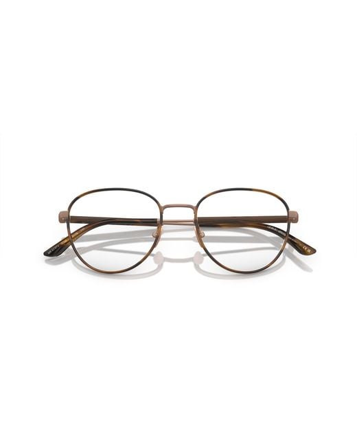 Giorgio Armani Black Ar5137J 3006 Optical Frames Steel Transparent Pantos Normal for men