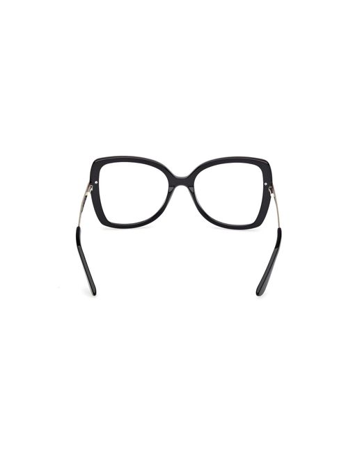 Guess Black Gu50245 001 Optical Frames Acetate Butterfly Normal
