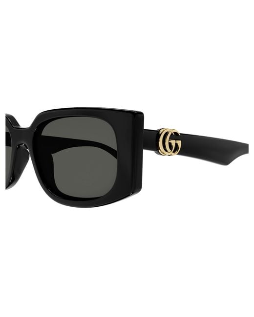 Gucci Black Gg1534S Linea Gg Logo Sunglasses