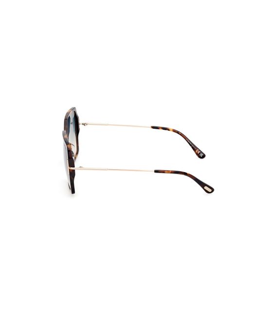 Tom Ford Black Ft1039 Joanna 52P Sunglasses Acetate Butterfly Normal