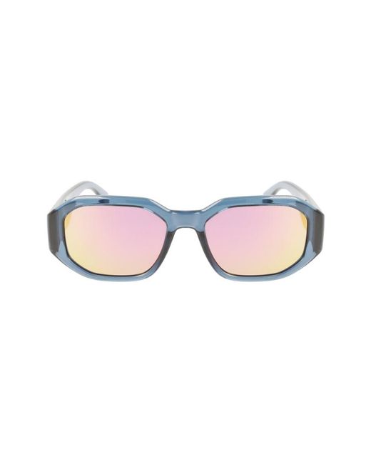 Calvin Klein Black Ckj22633S 405 Sunglasses Plastic Squared Mirrored