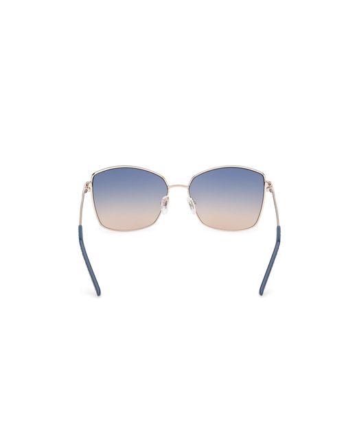 Guess Black Gu00149 32W Sunglasses Metal Squared Normal