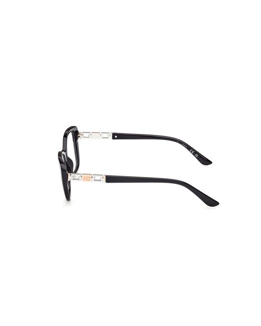 Guess Black Gu50358 001 Optical Frames Acetate Squared Normal