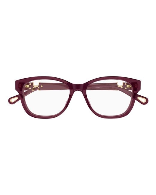 Chloé Black Ch0336Oa 005 Optical Frames Acetate Transparent Cat Eye